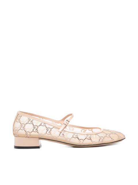 GUCCI Crystal embellished ballets