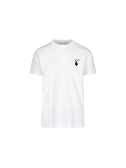 Off-White OFF-WHITE Slim Fit Caravaggio The Lute Player T-Shirt White