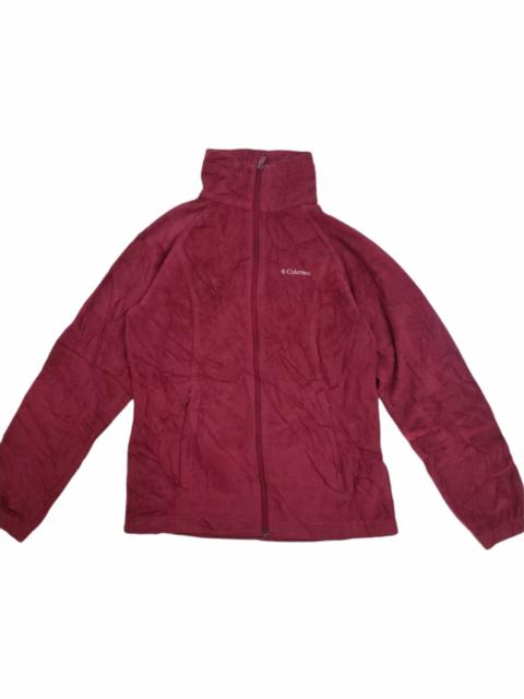 Other Designers Columbia - 🔥Red Columbia Fleece Zipper Jacket