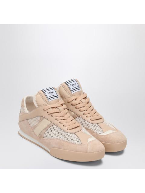 Chloé Chloé Chloé Kick Peachy Pink Sneaker In Mesh And Leather Women