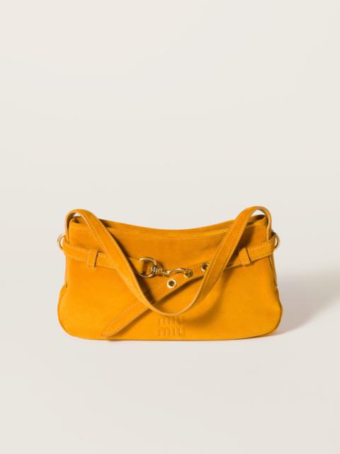 Miu Miu Aventure suede bag