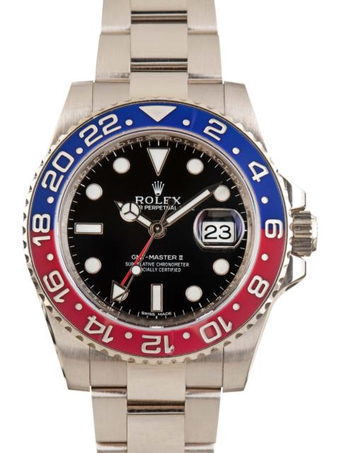 ROLEX Rolex GMT- Master II Pepsi 116719 White Gold