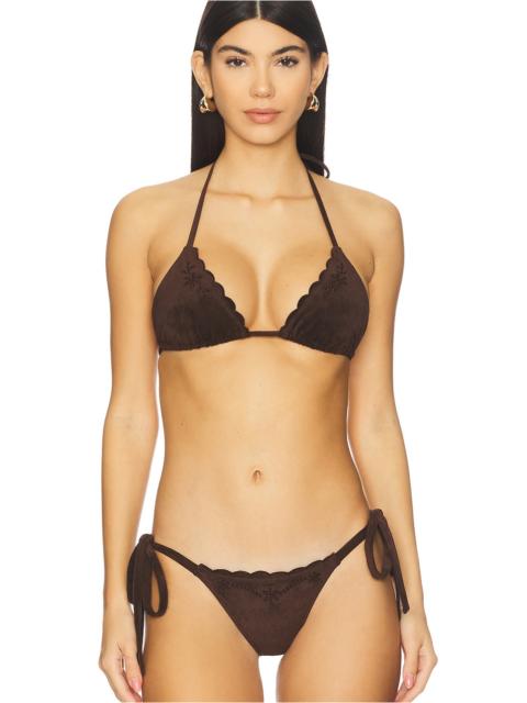Frankies Bikinis Nick Triangle Bikini Top