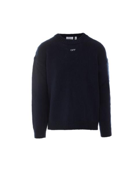 Off-White Off White Men Arrow Maxi Embroidery Sweater