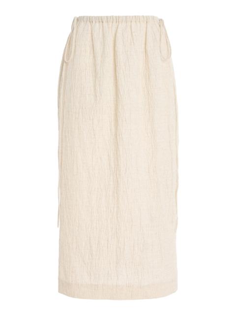 TOVE Isa Cotton-Blend Skirt neutral
