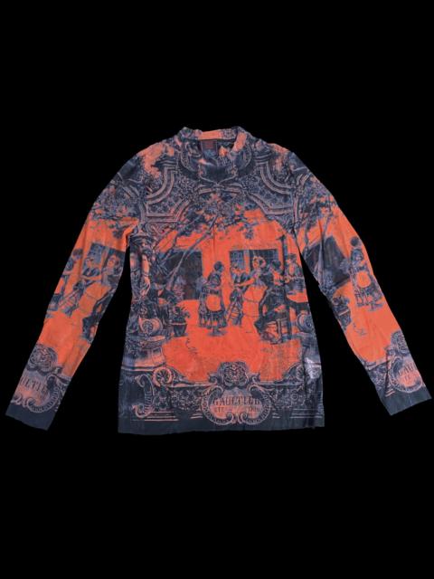 Jean Paul Gaultier Jean Paul Gaultier Portrait Mesh Top