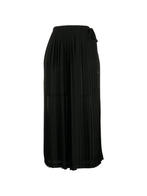 Valentino Valentino Garavani Pleated Midi Skirt