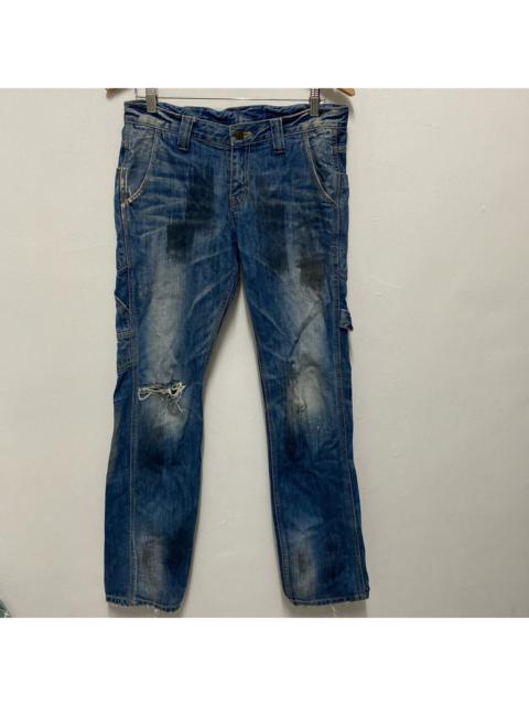 Kapital 🔥 Rare patchwork distress jeans kapital Takeo Kikuchi Jpn