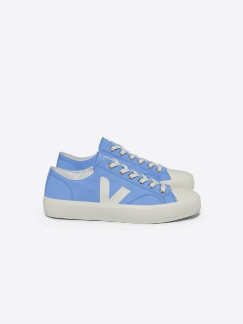 VEJA WATA II LOW CANVAS AQUA PIERRE