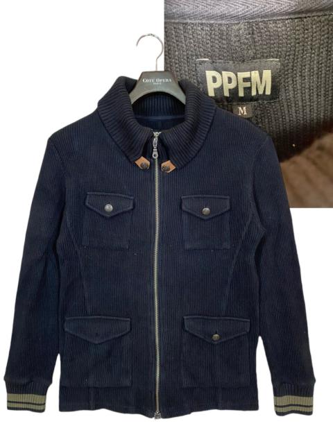 Other Designers ‼️PPFM ZIPPER BLACK JACKET SIZE M
