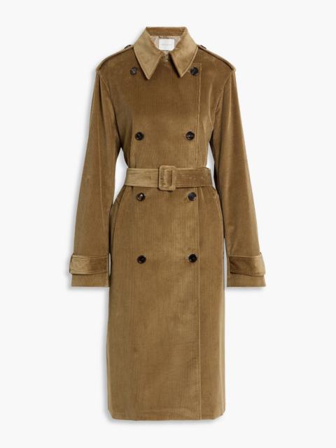 Other Designers Bella cotton-corduroy trench coat