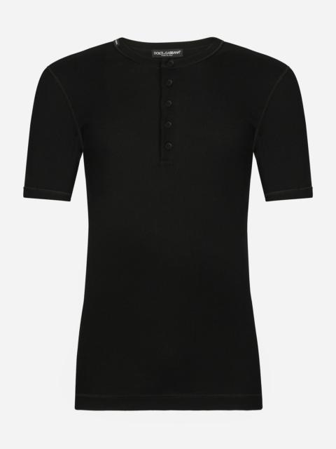 sacai Bill Cunningham Graphic Print T-Shirt | REVERSIBLE