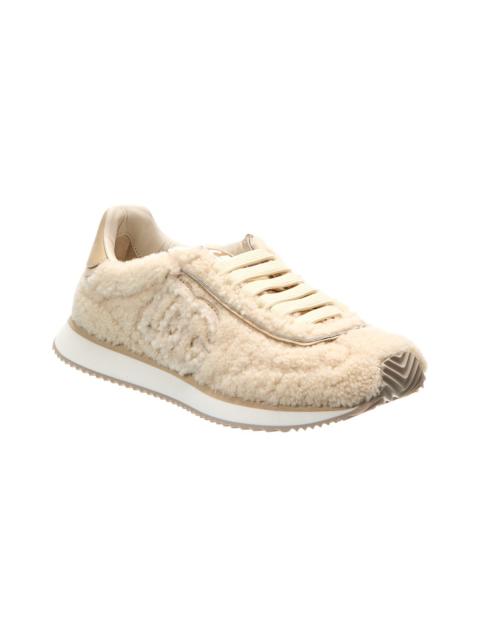 Dolce & Gabbana Dolce & Gabbana DG Cushion Shearling & Leather Sneaker