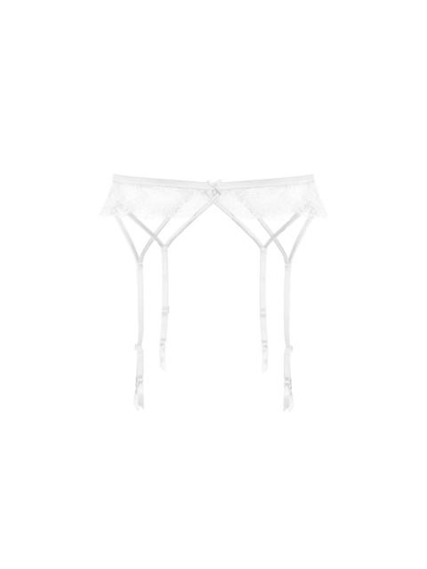 Fleur du Mal Frankie Lace Strappy Garter Belt