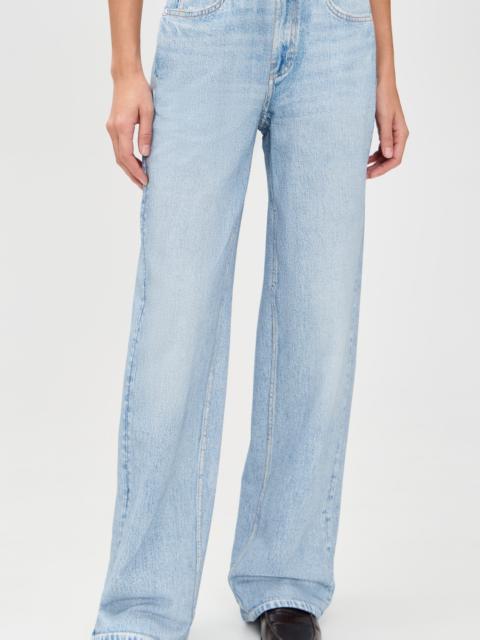 rag & bone Miramar Terry Pull On Wide Leg Jeans