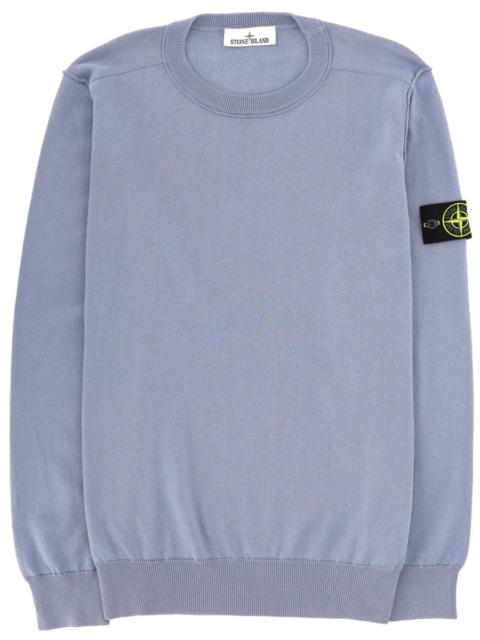 Stone Island STONE ISLAND Crewneck Sweater with Rolled Edge Seams SOFT ORGANIC COTTON