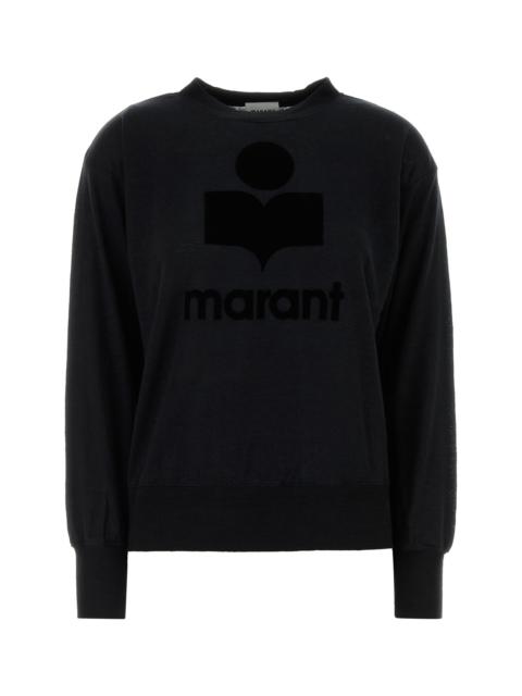 Isabel Marant Étoile Black linen Klowia t-shirt