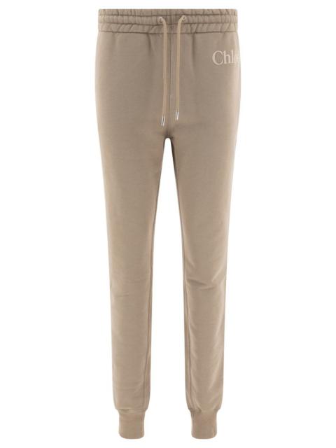 Chloé Cotton Fleece Joggers