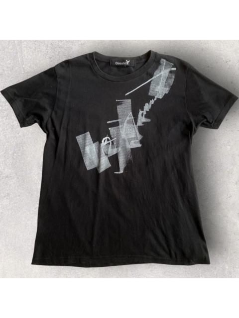 Yohji Yamamoto Groung Y Brush Stroke T Shirt