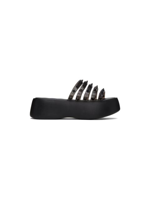 Jean Paul Gaultier Black Melissa Edition Becky Punk Love Sandals