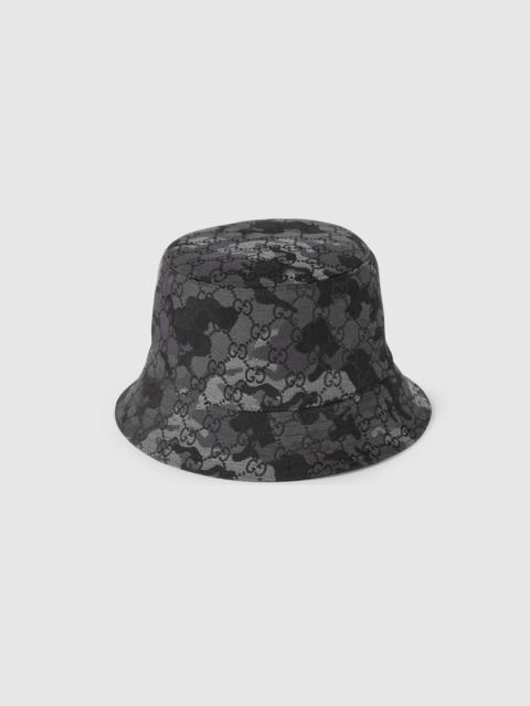 GUCCI GG marbled canvas bucket hat