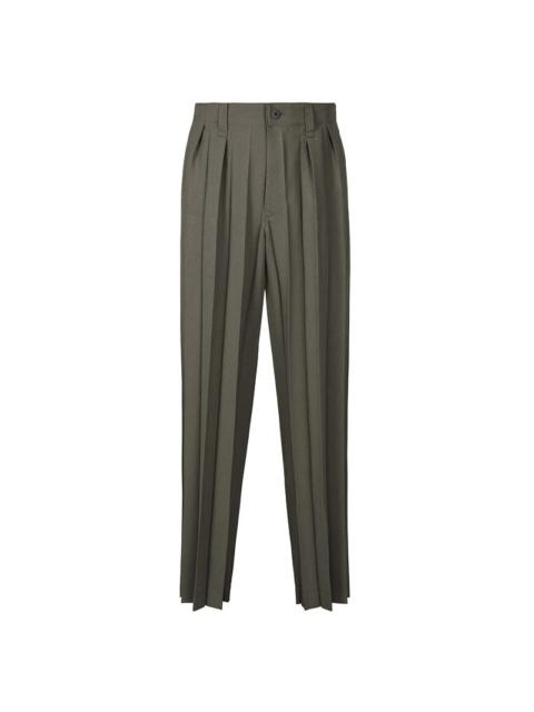 ISSEY MIYAKE EDGE ENSEMBLE PANTS - DARK BROWN