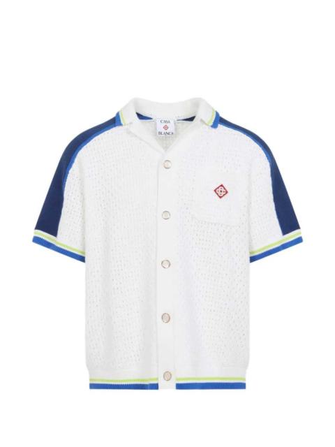 CASABLANCA Casablanca Men Shirt With Embroidered Logo