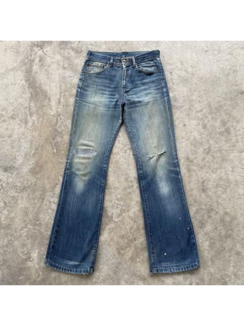 Other Designers Japanese Vintage Faded Rusty Distressed FLARED Jeans Pants