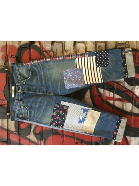 Other Designers Junya Watanabe - Patchwork denim cropped jeans