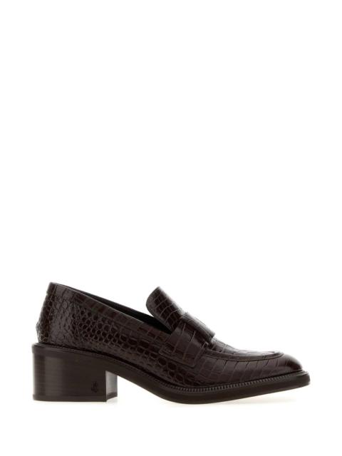 JIMMY CHOO Jimmy Choo Women Chocolate Leather Tylor 60 Pumps