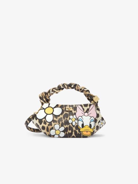 GANNI GANNI X DISNEY DAISY DUCK LEOPARD MINI BOU BAG