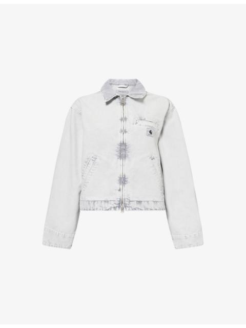 Carhartt W' Emery Corduroy-Collar Denim Jacket