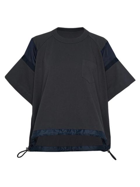 sacai Satin X Cotton Jersey T-Shirt