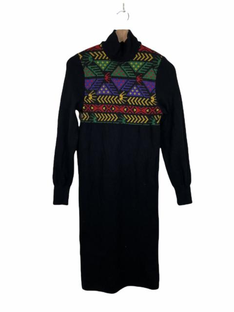 Other Designers VINTAGE 80s YVES SAINT LAURENT KNITWEAR NATIVE / TRIBE