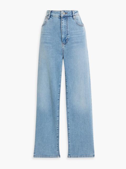 FRAME The Pencil Crop high-rise slim-leg jeans