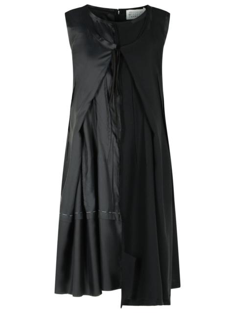 Maison Margiela Maison Margiela Cupro Blend Dress Black Women
