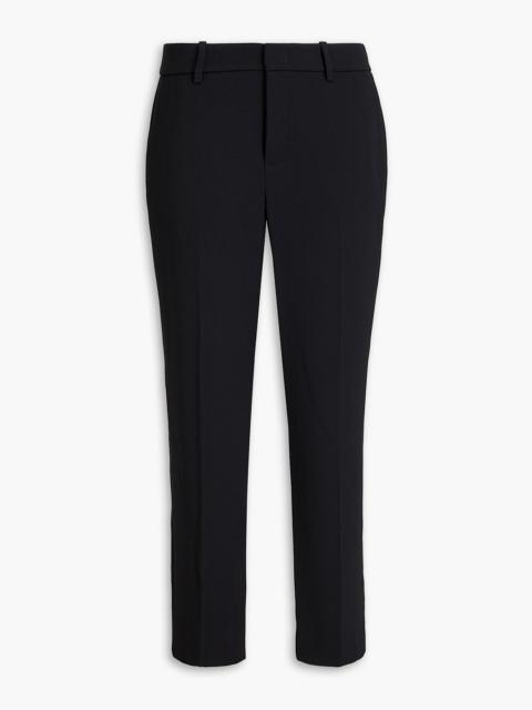 Other Designers Cropped crepe slim-leg pants