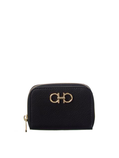FERRAGAMO Ferragamo Gancini Leather Coin Purse