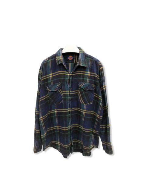 Other Designers Dickies - Dickeis Checked Plaid Tartan Flannel Shirt 👕
