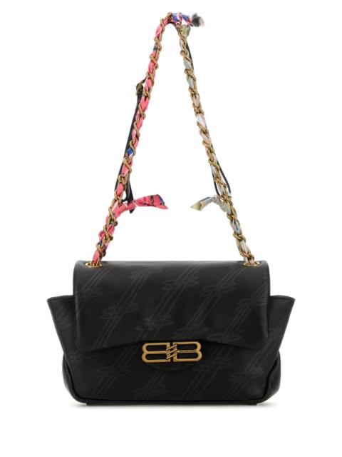 BALENCIAGA Printed leather mini Darling shoulder bag