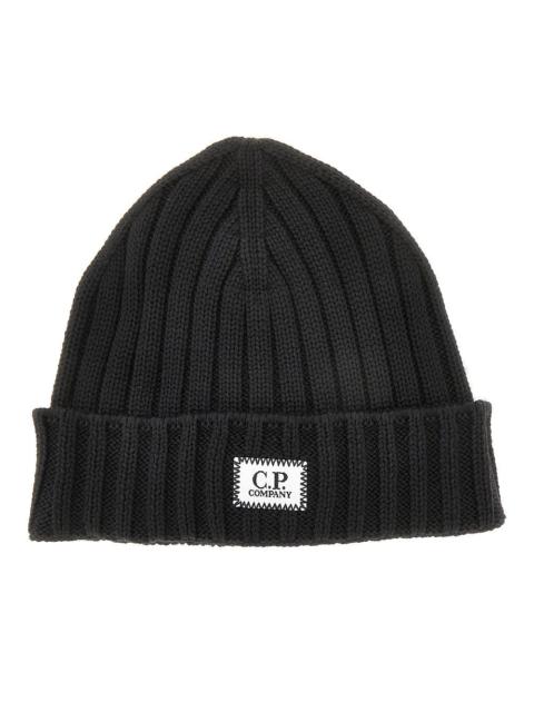 C.P. Company Cp Company Knitted Beanie Hat Black Men