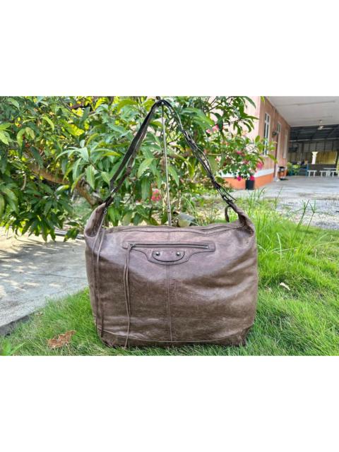 BALENCIAGA Authentic Balenciaga Motocross Classic Courier XL Hobo Bag