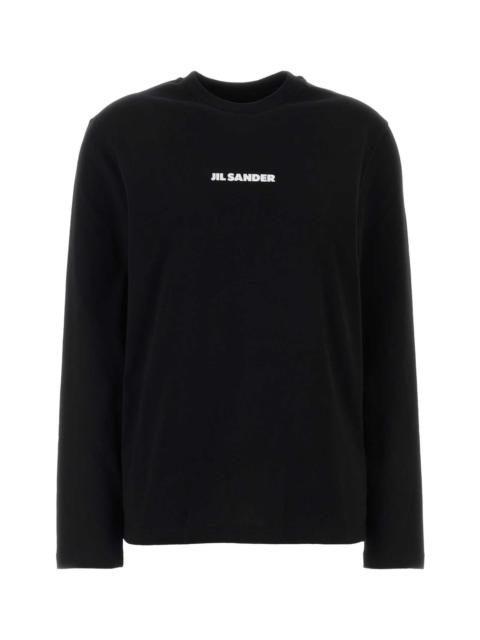 Jil Sander Jil Sander Women Black Cotton T-Shirt