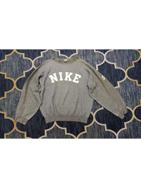 Nike Vintage Distressed Nike Block Grey tag