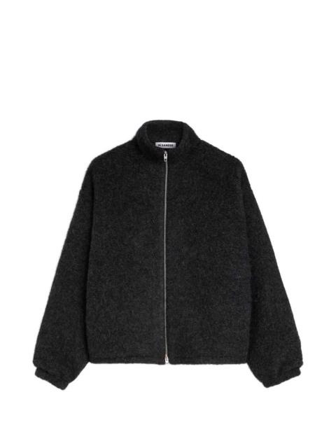 Jil Sander Jil Sander Men Zip-Up Wool-Blend Fleece Sweater