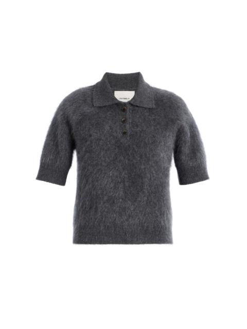 LISA YANG Carolyn Cashmere Sweater grey