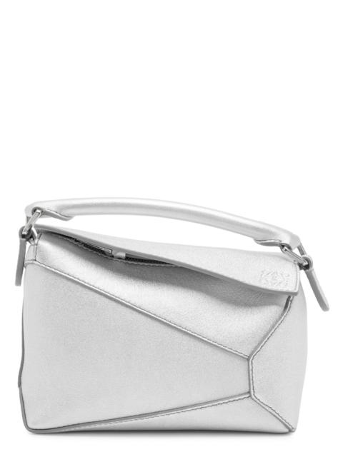 Loewe Loewe Puzzle Edge Mini Metallic Leather Cross-body bag