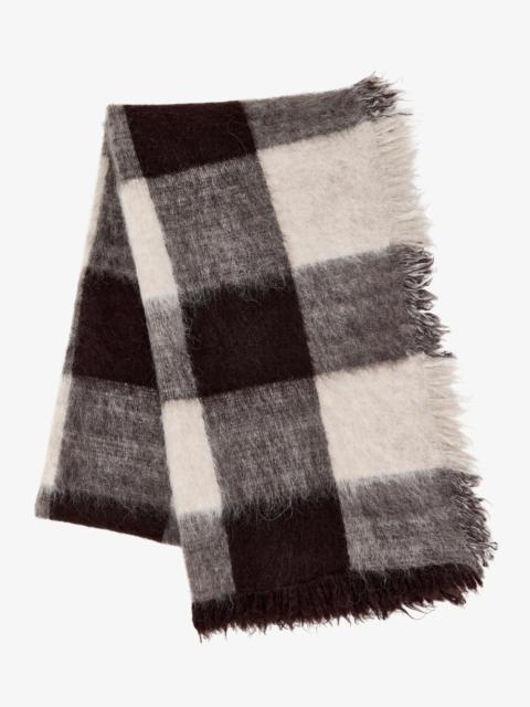 Proenza Schouler Kai Scarf in Brushed Glenplaid Knit