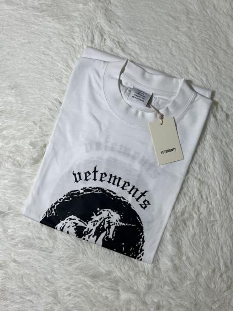 VETEMENTS Vetements Double Unicorn White T Shirt