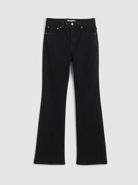 Madewell The Flare Crop Jean in Super Stretch Denim